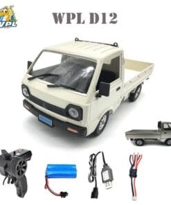 WPL D12 1/10 RWD RC Drift Truck LED Lights On-Road RC