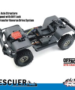 Alternative view of RGT EX86190 Rescuer LC76 4wd 1/10 RC Rock Crawler