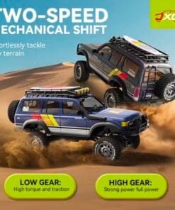 Alternative view of JXC Toyota Landcruiser LC80 1/12 Rock Crawler RTR (2 Speed)