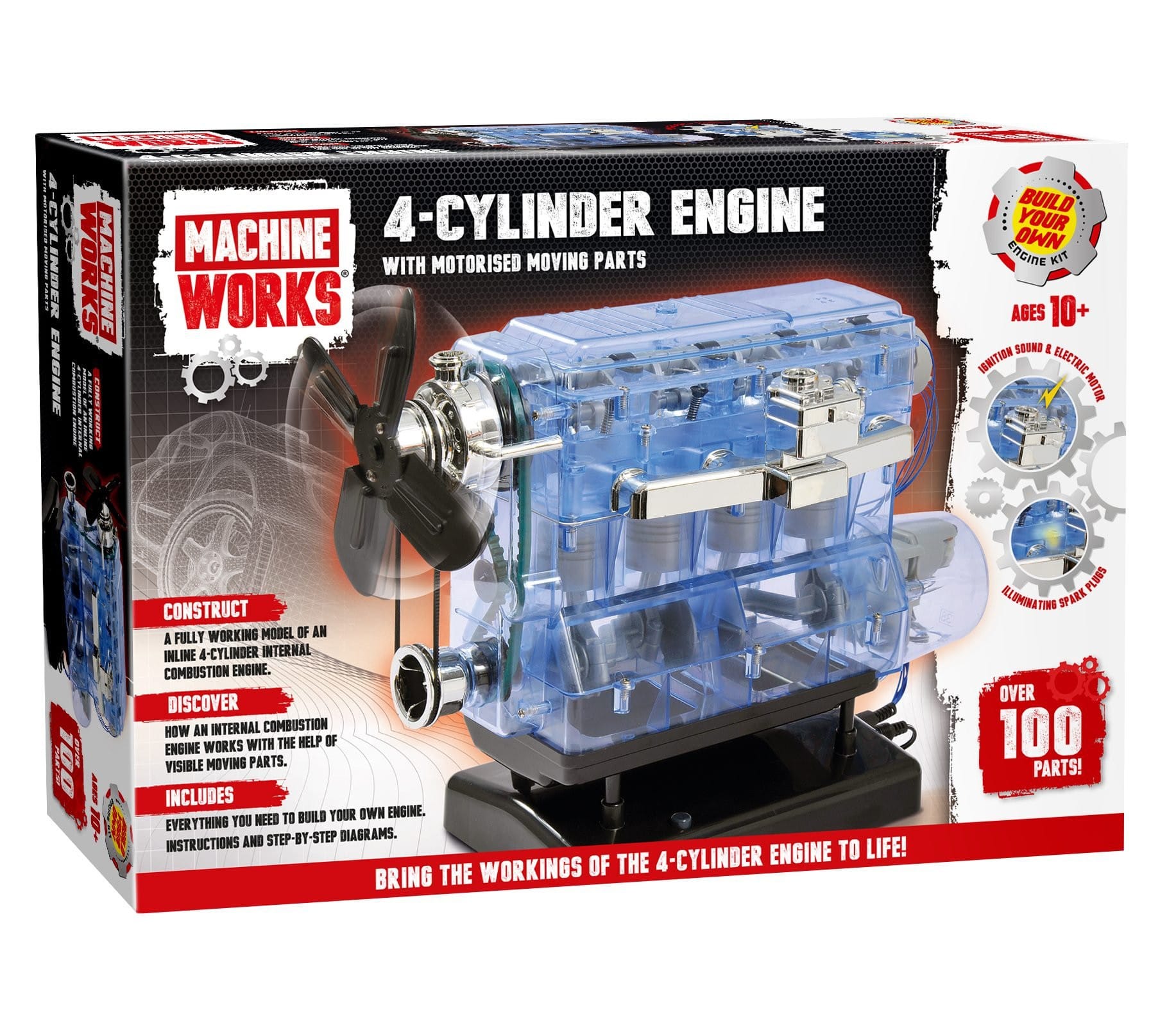 Machine Works – 4 Cyinder Engine – Pace Hobbies